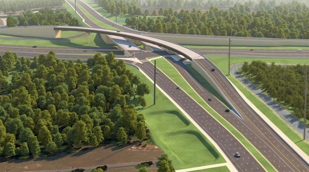 Rendering of I-75/Overpass Road Interchange