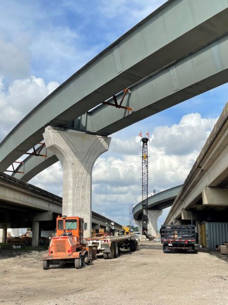 18 R.J. Watson Disktron Bearings Installed on the I-10/Loyola Interchange in Louisiana