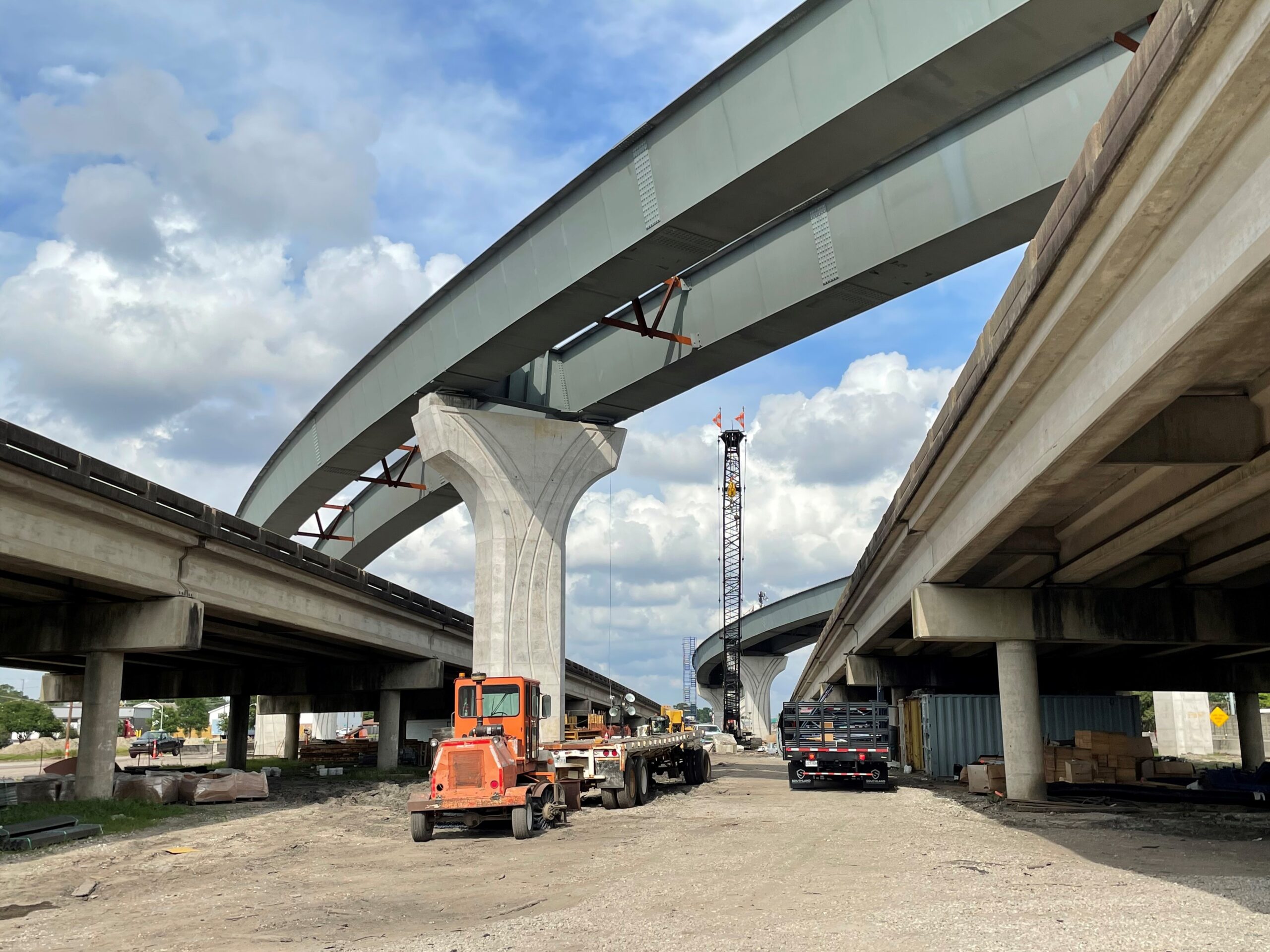 R.J. Watson Disktron Bearings Installed on the I-10/Loyola Interchange in Louisiana