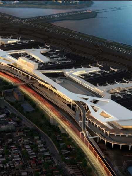 LaGuardia Airport New Central Terminal & New Delta Airlines Terminal