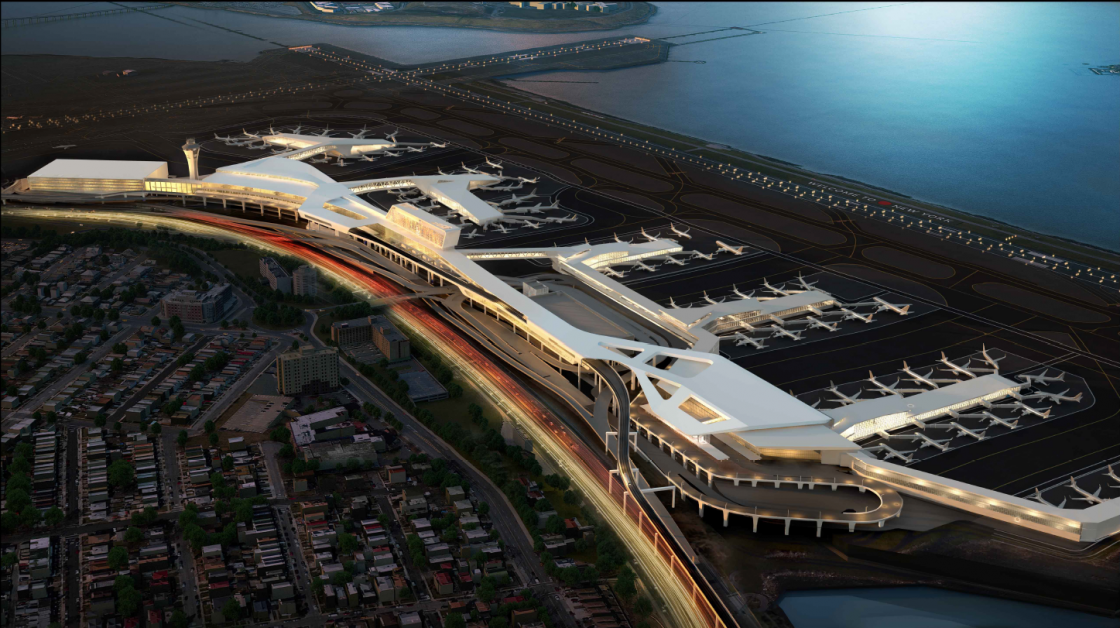 Rendering of LaGuardia Airport New Central Terminal