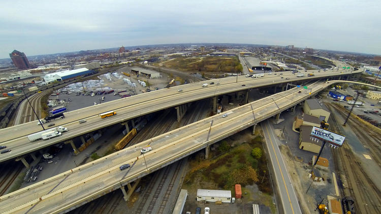 Canton Viaduct (I-895 over I-95 Ramps, Railroad Tracks, and Harbor)