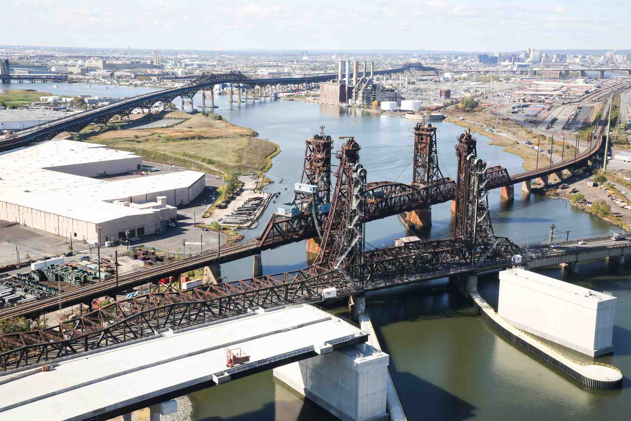 NJ Dot Route 7 Wittpen Bridge over Hackensack River