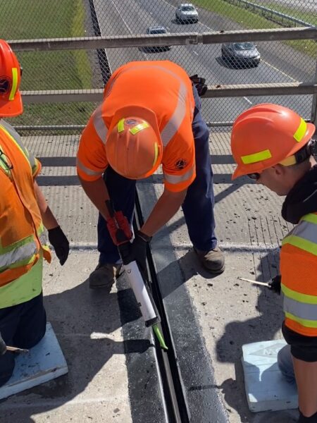 State Street Bridge over I-90 Silicoflex and Poly-Tron Installation – Batavia, NY