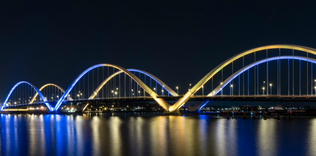 The Frederick Douglass Memorial Bridge in Washington DC