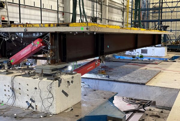 uplift bearings for pedestrian bridge