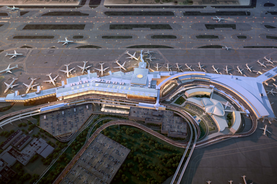 rendering of JFK terminal 6