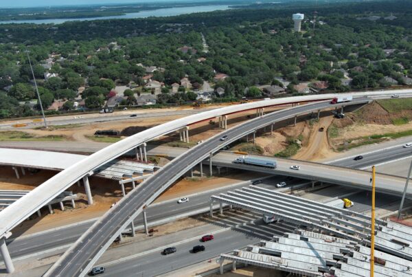 TxDOT megaproject of bridges at highway exchange