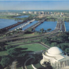 Long Bridge in DC with capital building