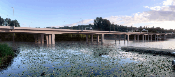 bridge needing bearing replacement